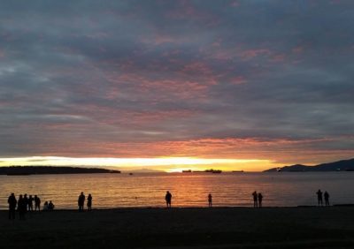 Sunset on English Bay