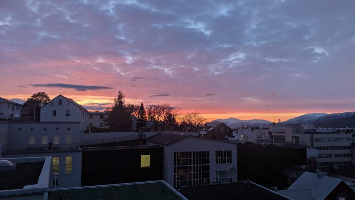 akureyri sunset