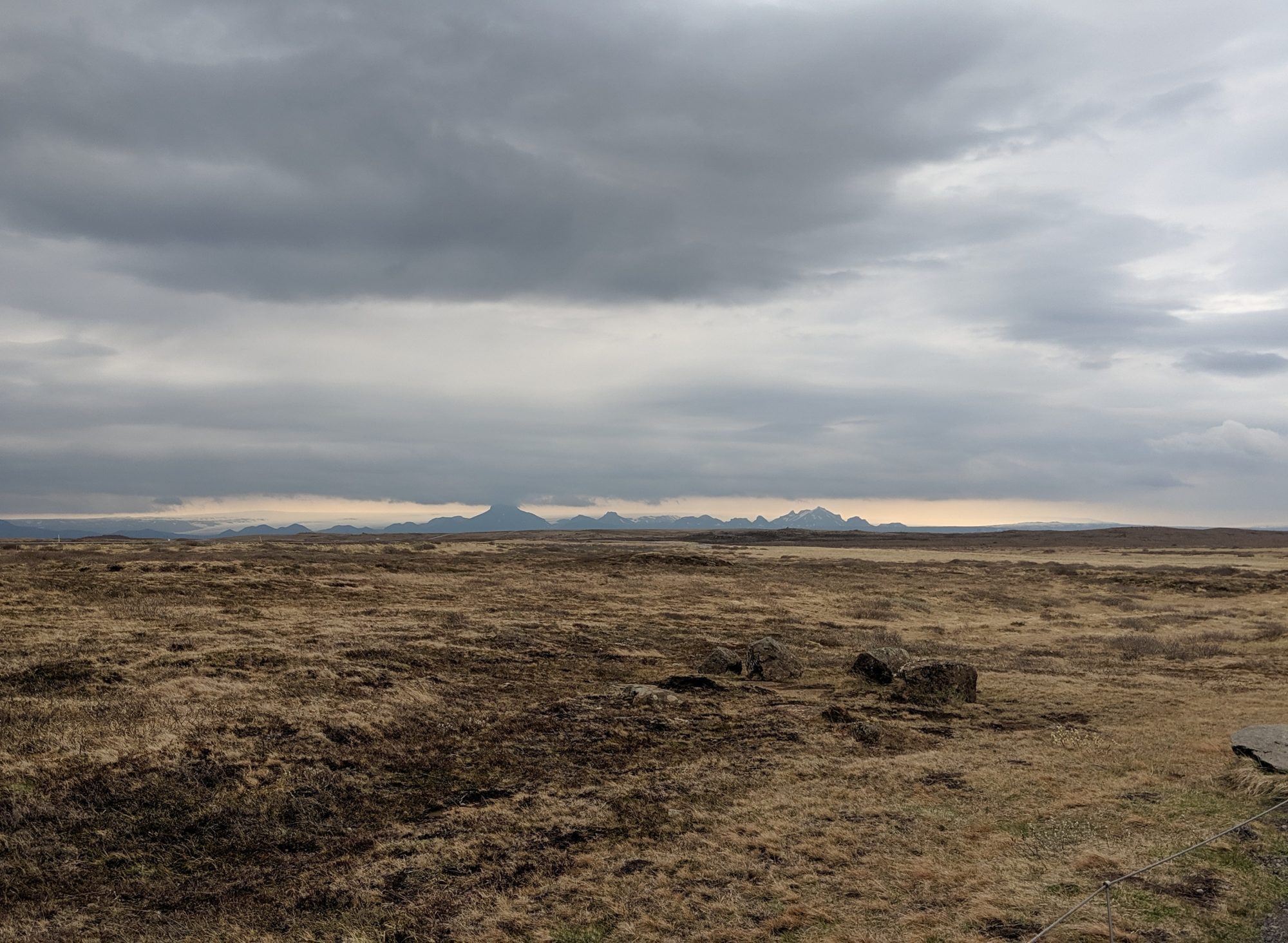 flat and dry countryside