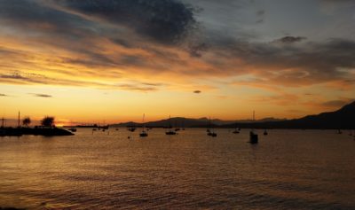 english bay sunset