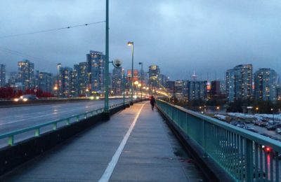 Cambie Bridge, dusk