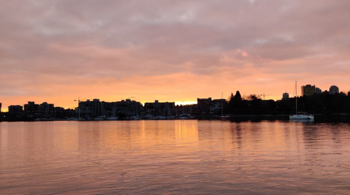 Pink-orange False Creek