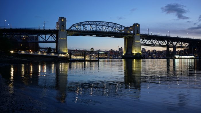 Burrard Bridge twilight