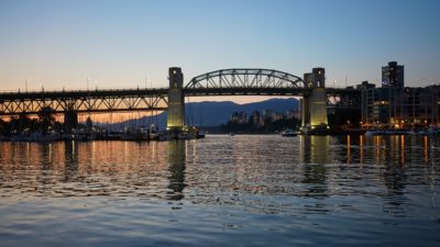 Burrard Bridge sunset