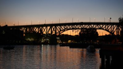 Granville Bridge sunset