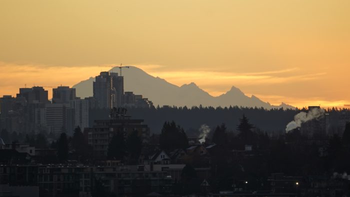 Mount Baker and skyline