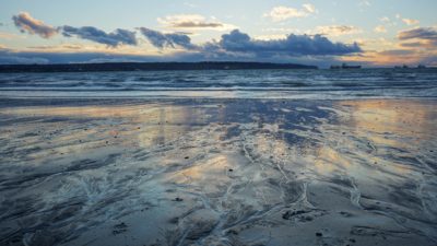 Second beach low tide