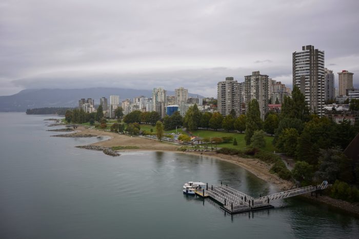 Sunset Beach, drizzly sky