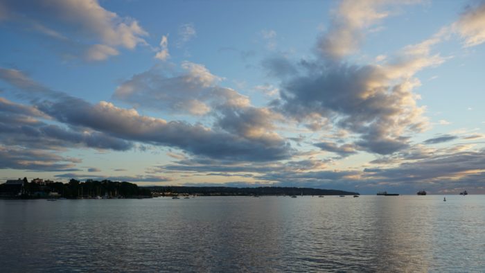 Clouds over English Bay