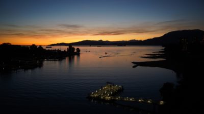 Sunset from Burrard Bridge