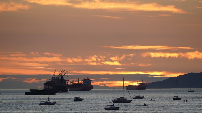 Sunset on English Bay