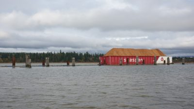 Barge on Fraser River