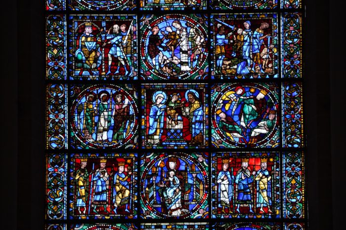 Chartres stained glass