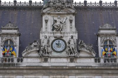 Paris City Hall clock