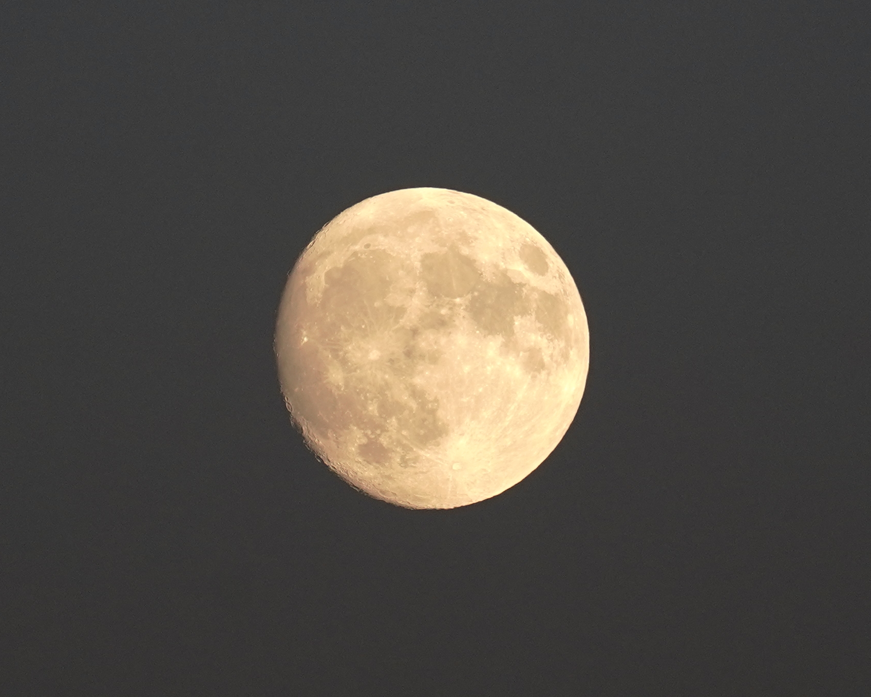 Almost full moon