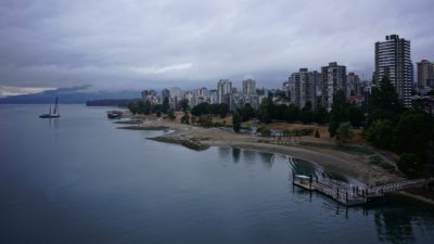 Sunset Beach, overcast