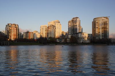 Yaletown tower, golden hour