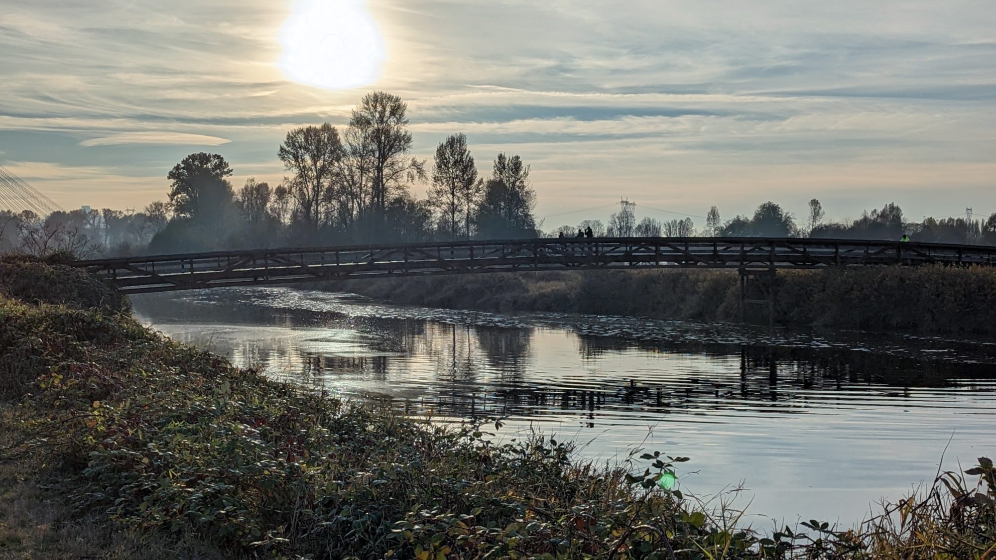 Coquitlam River sunset