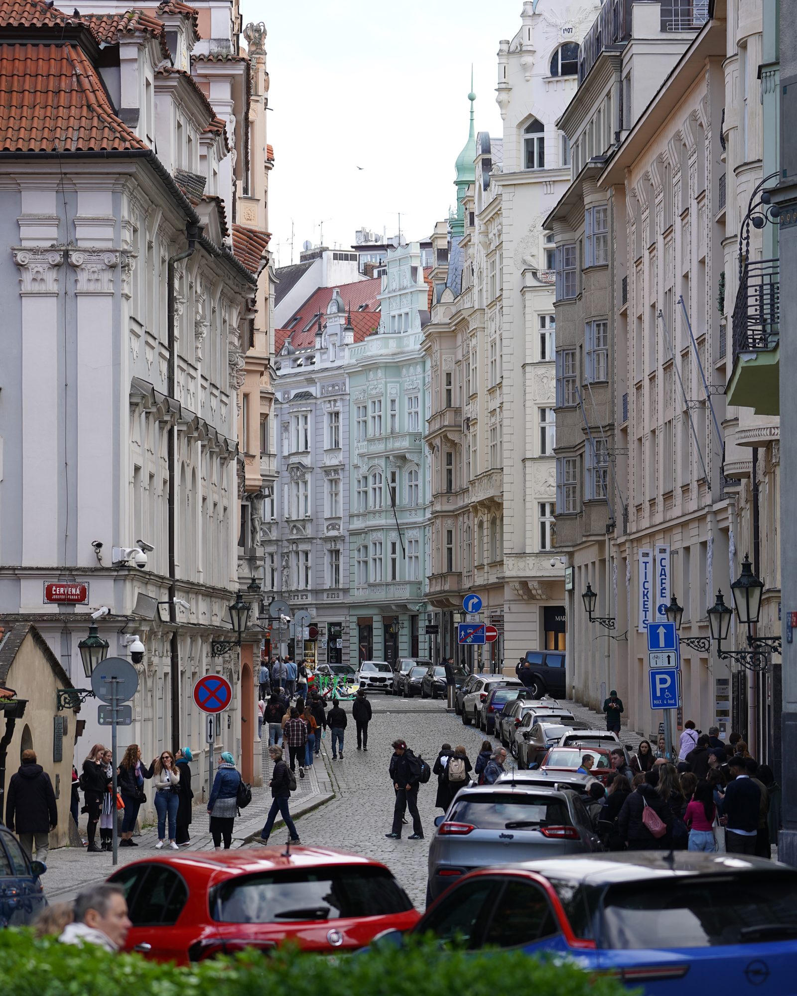 Maisel Street in Prague Old Town