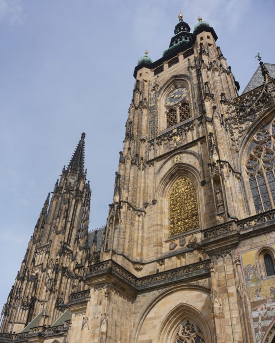 Two towers of St. Vitus Cathedral
