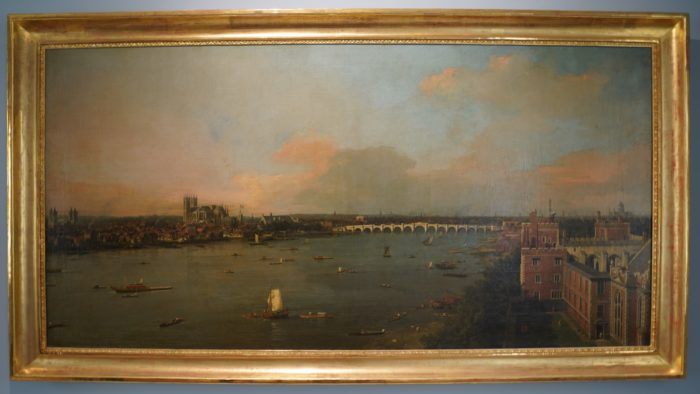 Canaletto's 1746 "London and the River Westminster"