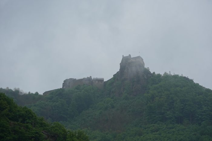 Aggstein Castle, a ruin up on a hill