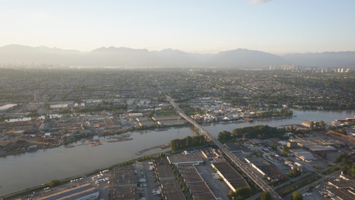 The Fraser River and the Knight St Bridge